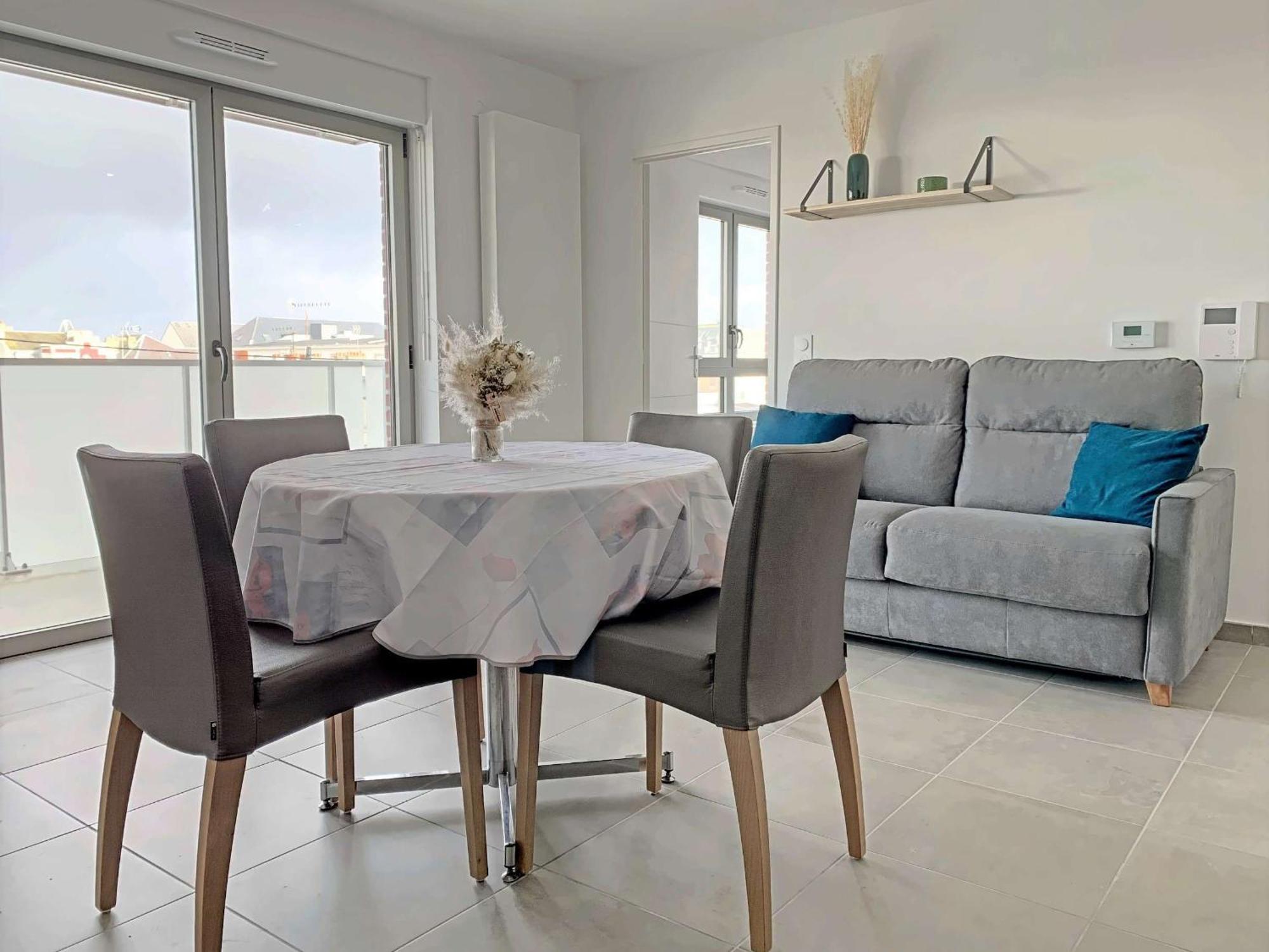 Superbe T2 A Berck-Plage - Balcon, Parking Prive Et Acces Plage - Fr-1-646-36 Dış mekan fotoğraf